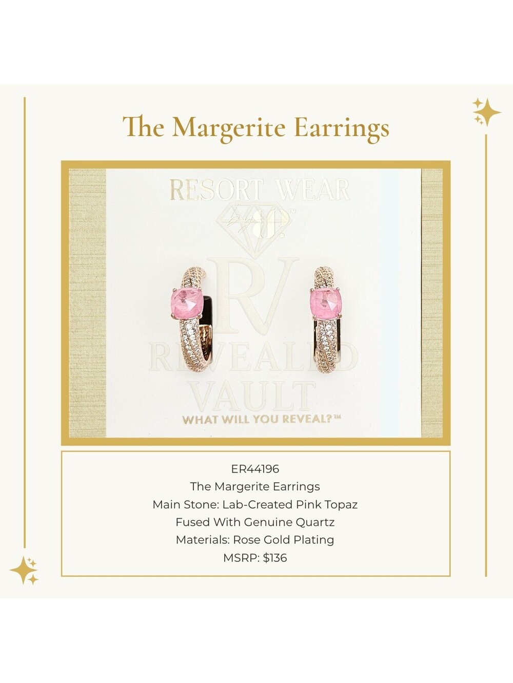The Margerite Earrings - resort Wear